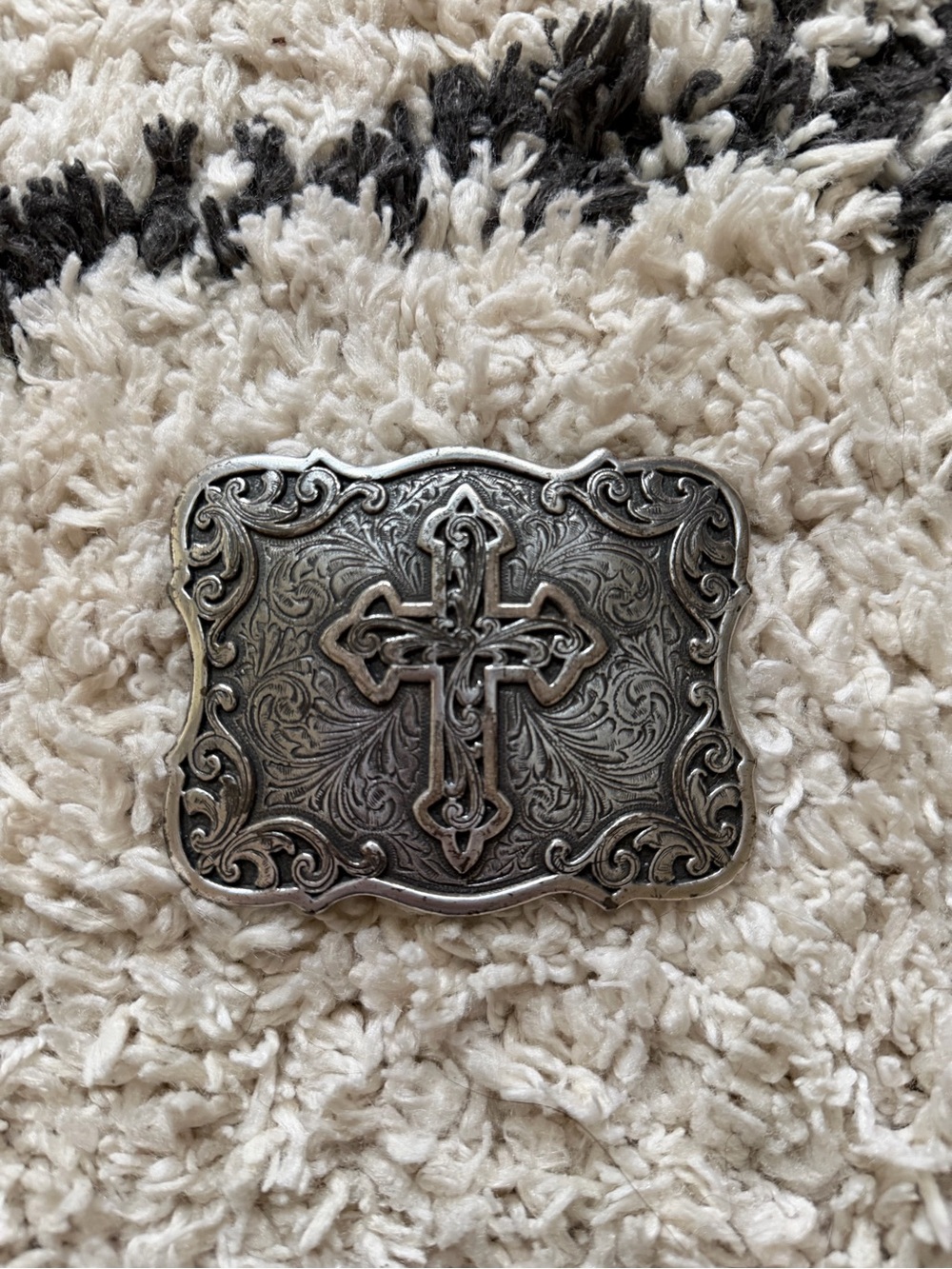 Santa Fe Cross Belt Buckle